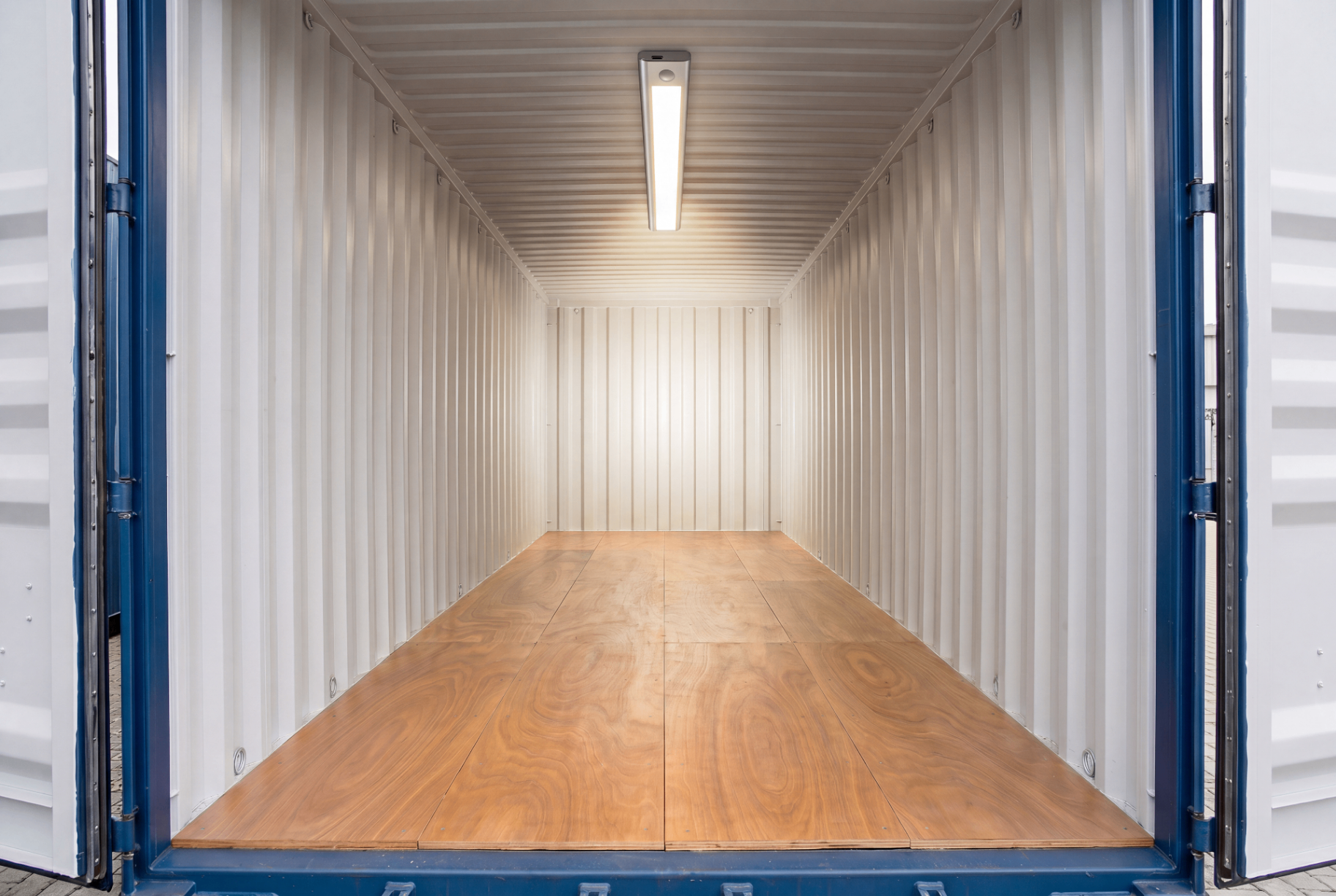 Innenansicht Zweitbox blank – leerer Container